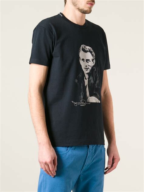 dolce gabbana t shirt james dean|James Dean Logo Print T.